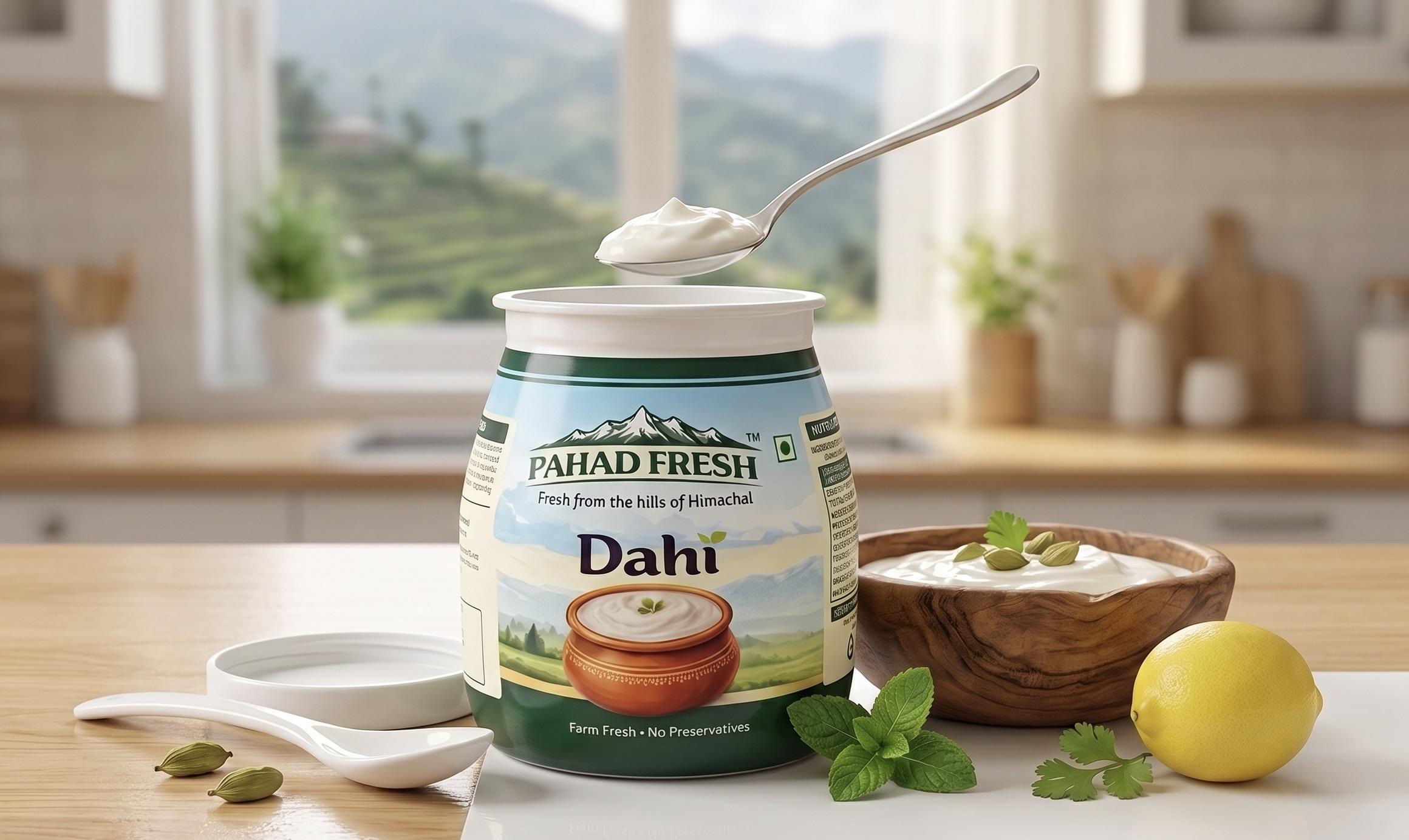 Pahad Fresh Curd — thick & velvety, fresh from the hills of Himachal