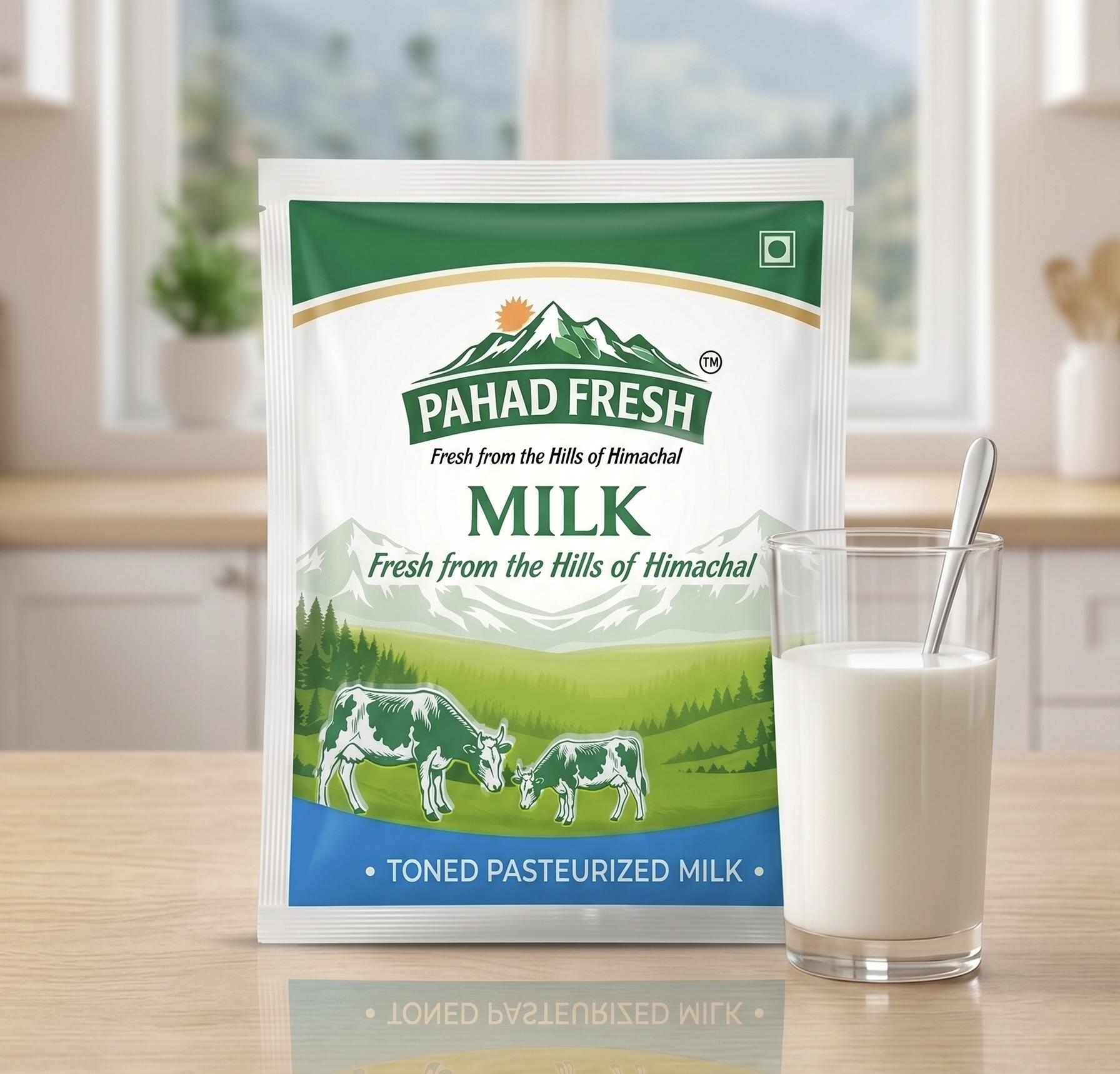 Pahad Fresh Milk — silky & pure, fresh from the hills of Himachal